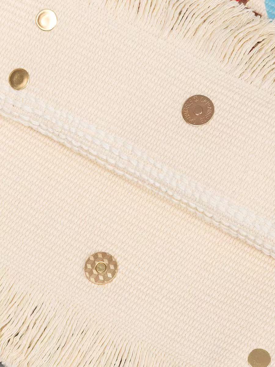 Renkli Mandala Yamalı Rafya Ça - Women'S Raffia Bags incelemesi ve fiyatı