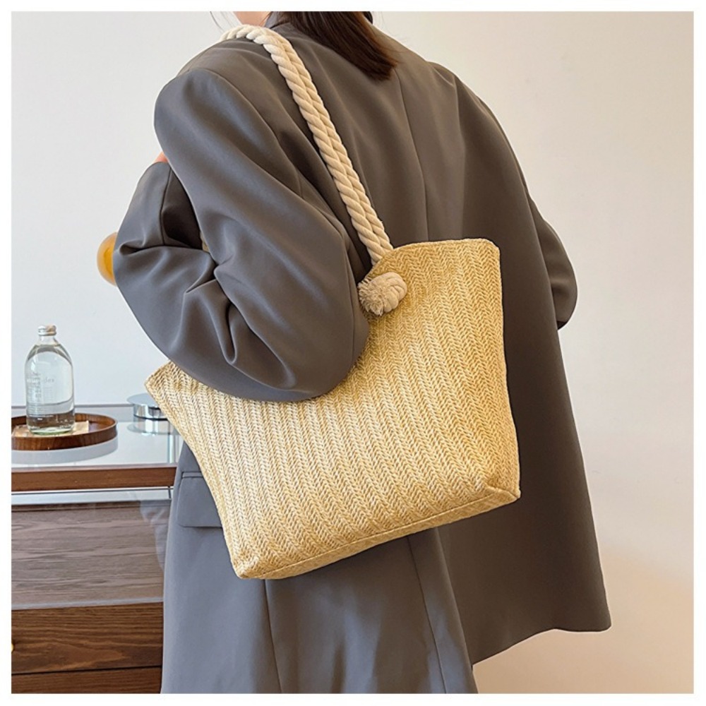 Yeni Yazlık Plaj Çantası Büyük - Women'S Raffia Bags incelemesi ve fiyatı