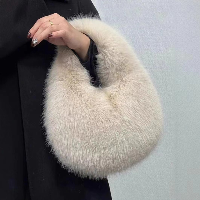 Moda Yumuşak Peluş Yarım Ay Ça - Women Bags On Sale incelemesi ve fiyatı