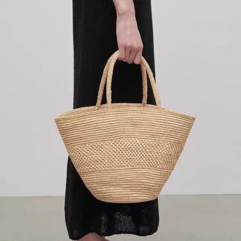 Büyük Kapasiteli Rafya Hasır Ç - Women'S Raffia Bags incelemesi ve fiyatı